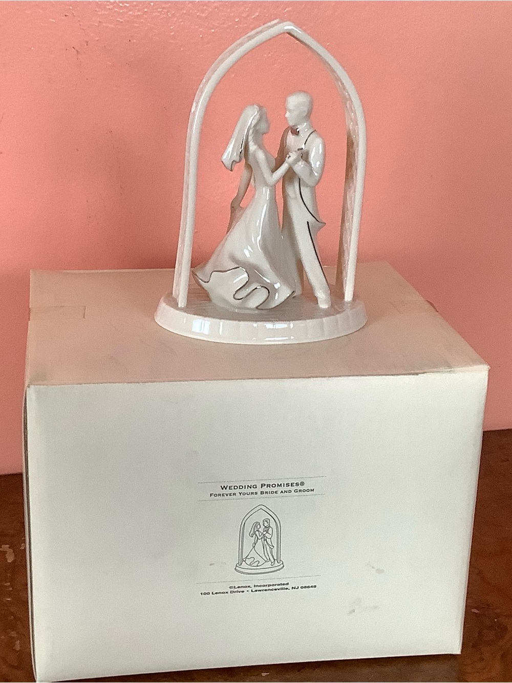 Lenox White Ceramic Wedding Couple Figurine